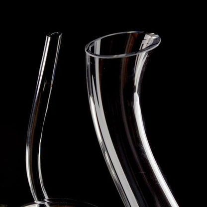 Mendocino Twist Crystal Glass Wine Decanter