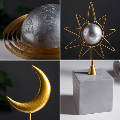 Planet Sun Moon Decor