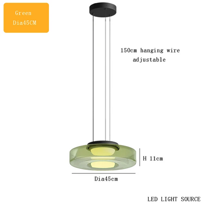 Delphine Glass Pendant Light lamp