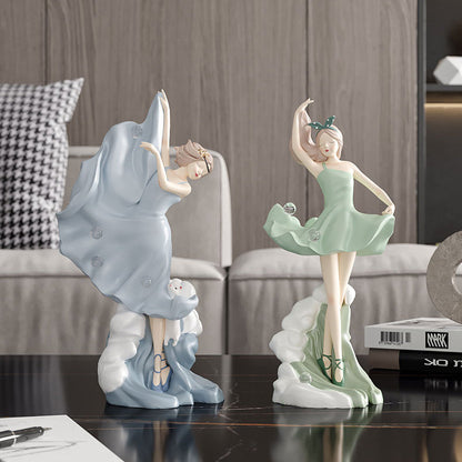 Dancing Ballet Girl Figurine