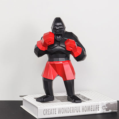 Geometric Gorilla Boxer