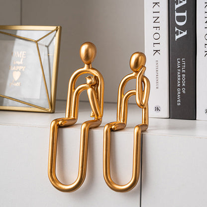 Abstract Paper Clip Decor