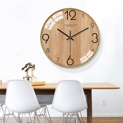 DesignGlow - Modern Copper Wall Clock