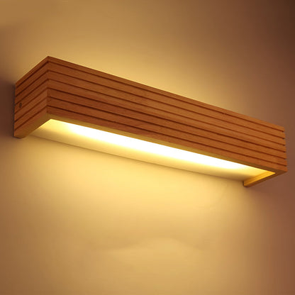 GlowWood - Rectangular Waterproof LED Nordic Wall Lamp Mirror Lighting