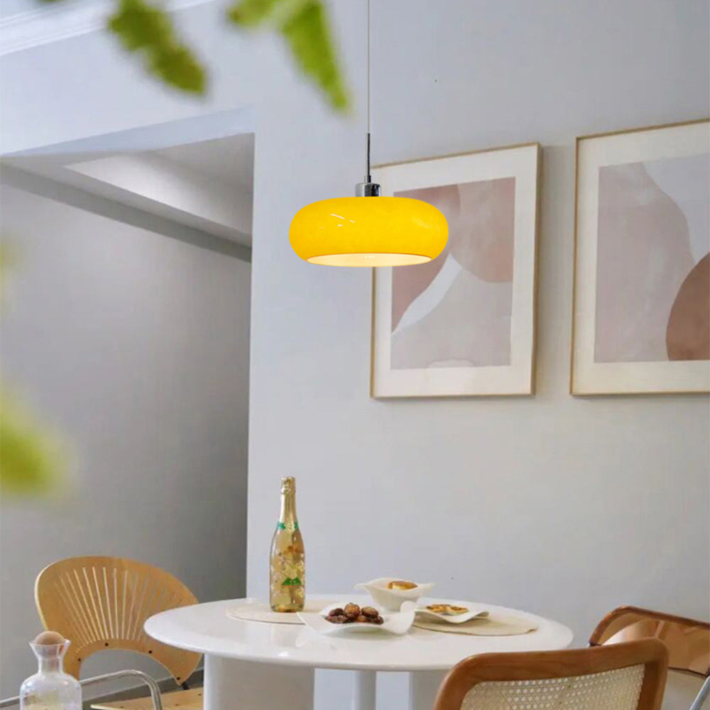 Hailie bread shape glass pendant Lamp