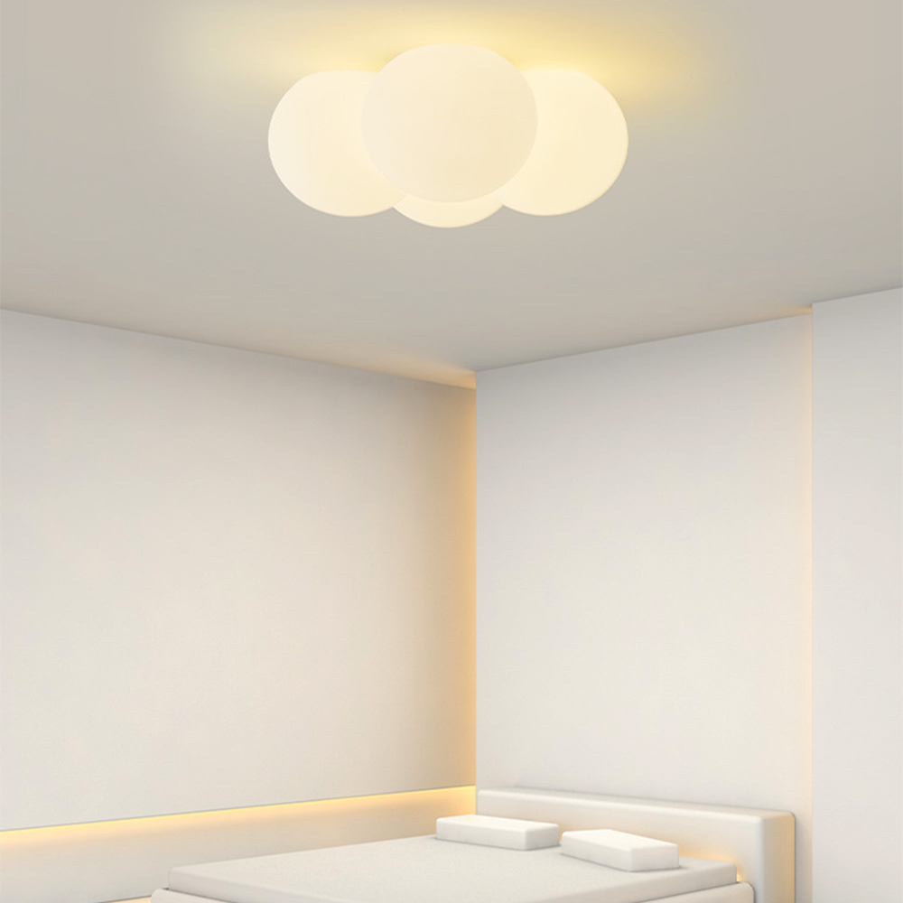 White Cloud Bubbles Ceiling Light - Modern LED Fixture for Living Room, Bedroom, Hallway