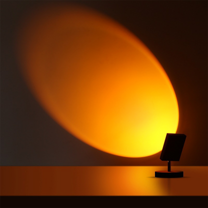 GlowBright - Retro Sunset Table Lamp