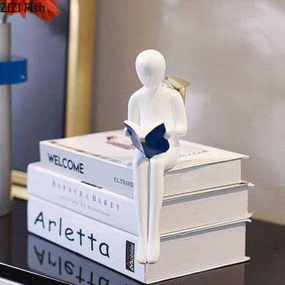 Abstract Bookshelf Statuette