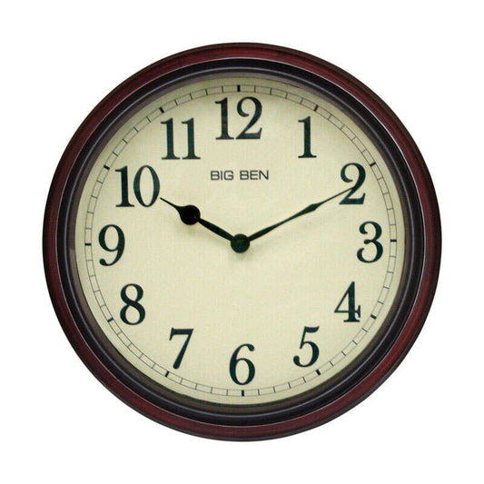 TimelessWood - Classic Wall Clock in Brown