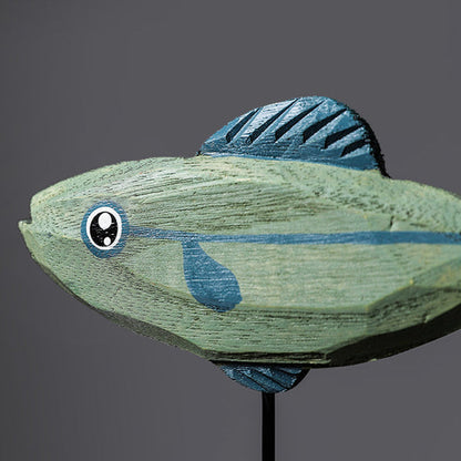 Wooden Aquatic Sculpture