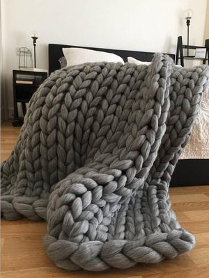 Deluxe Braided Wool Blanket