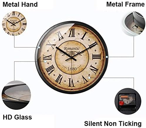 TimeTrend - Vintage Metal Wall Clock