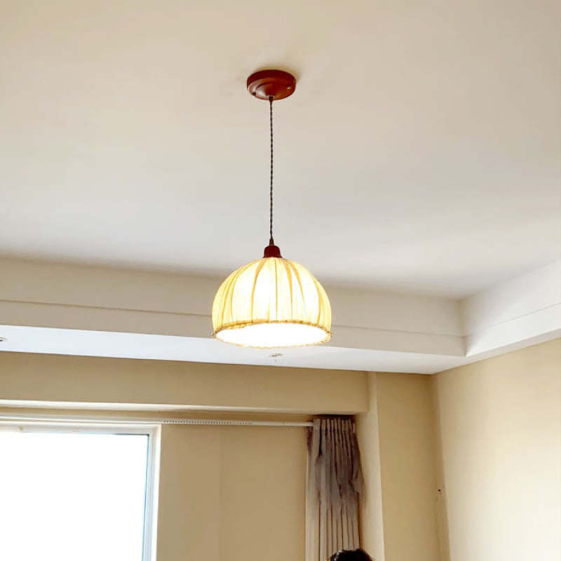 LuxeEco – Scandinavian Fabric Pendant Lamp