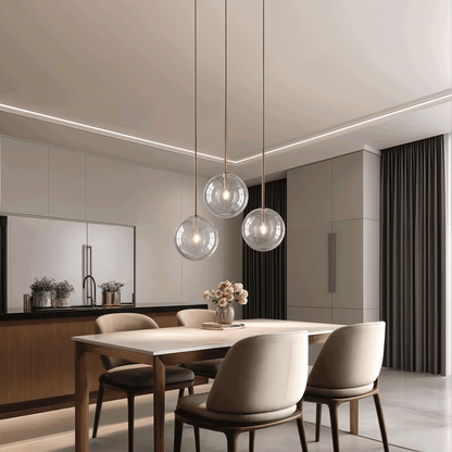 The Glass Ball Pendant lights