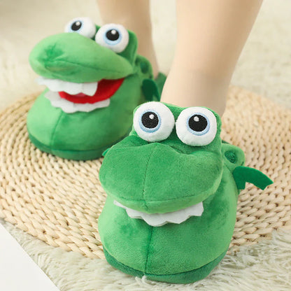 CrocSlips™ - 1 Pair funny crocodile slip-ons