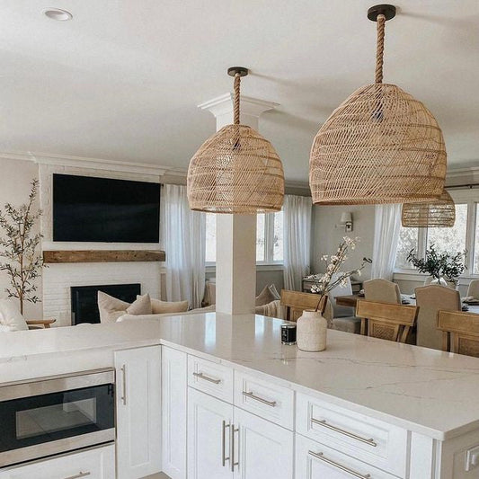 Hemp Rope Hanging Ceiling Lights