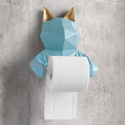 Geometric Animal Toilet Paper Holder