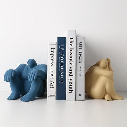 Ceramic Abstract Figurines with Large Hand