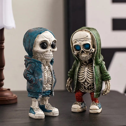 Street Skeleton Figurines