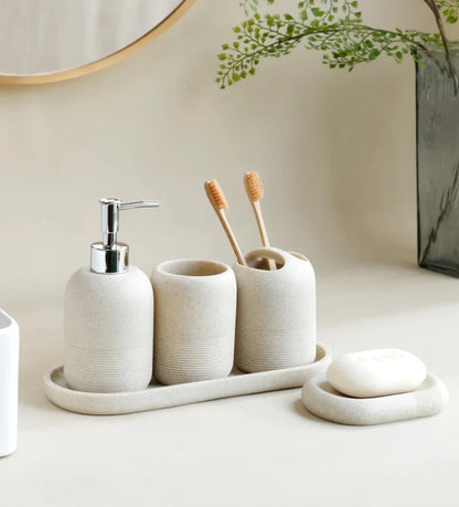 Naya Stone Bathroom Accessories Set