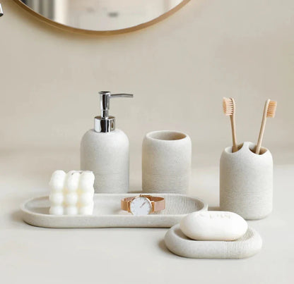 Naya Stone Bathroom Accessories Set