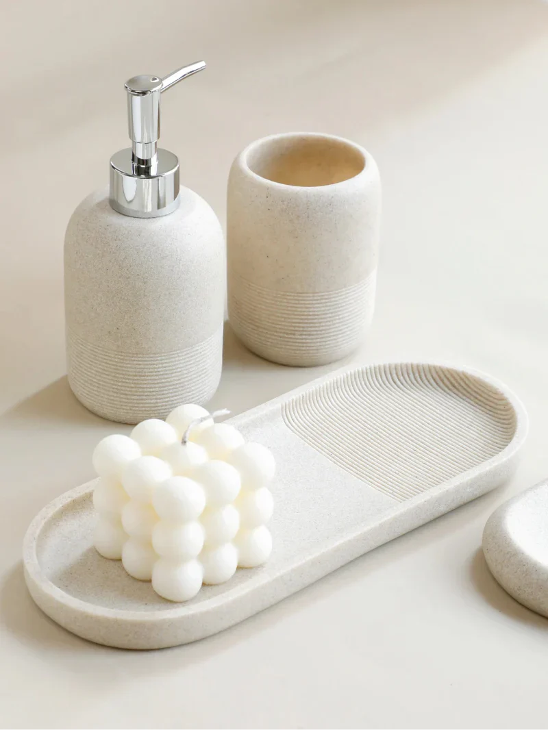 Naya Stone Bathroom Accessories Set