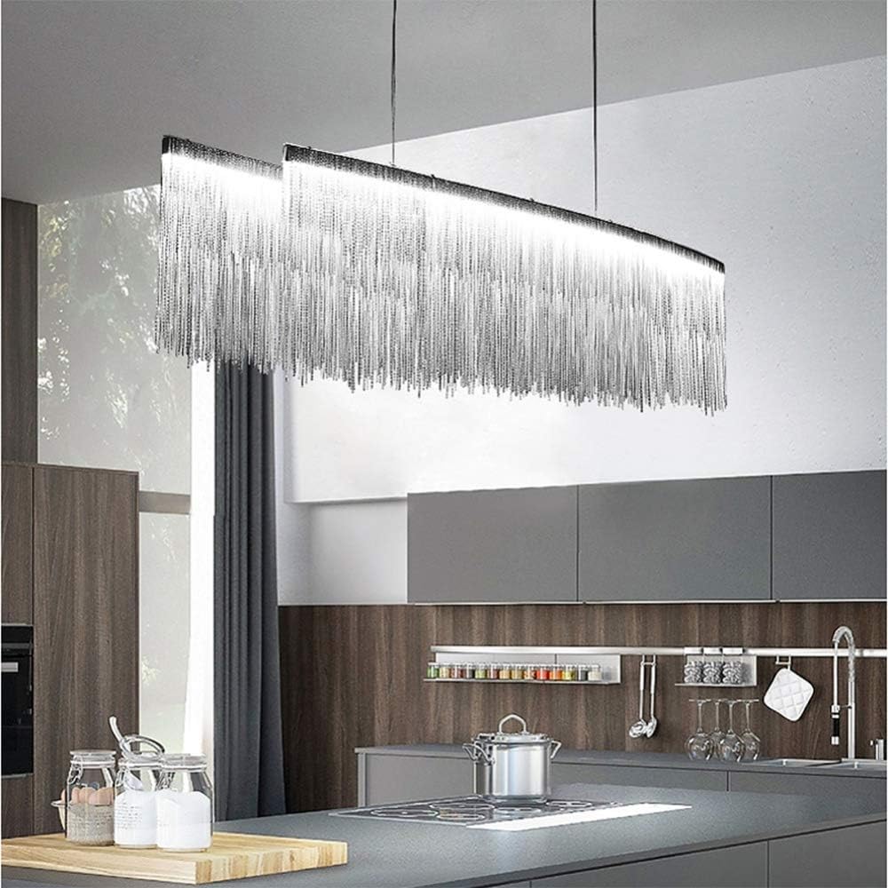 Modern Raindrop LED Chandelier - Clio Hanging Light Fixture