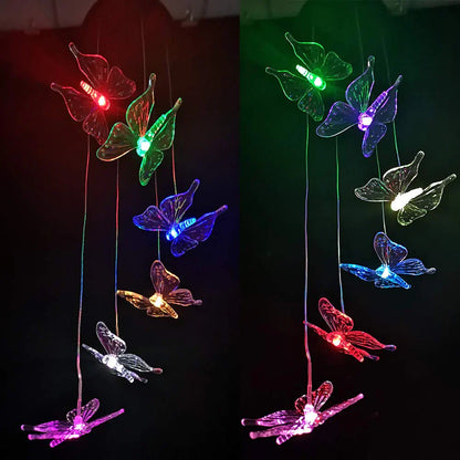 Flutterlights - Decorative solar lights with butterfly designs