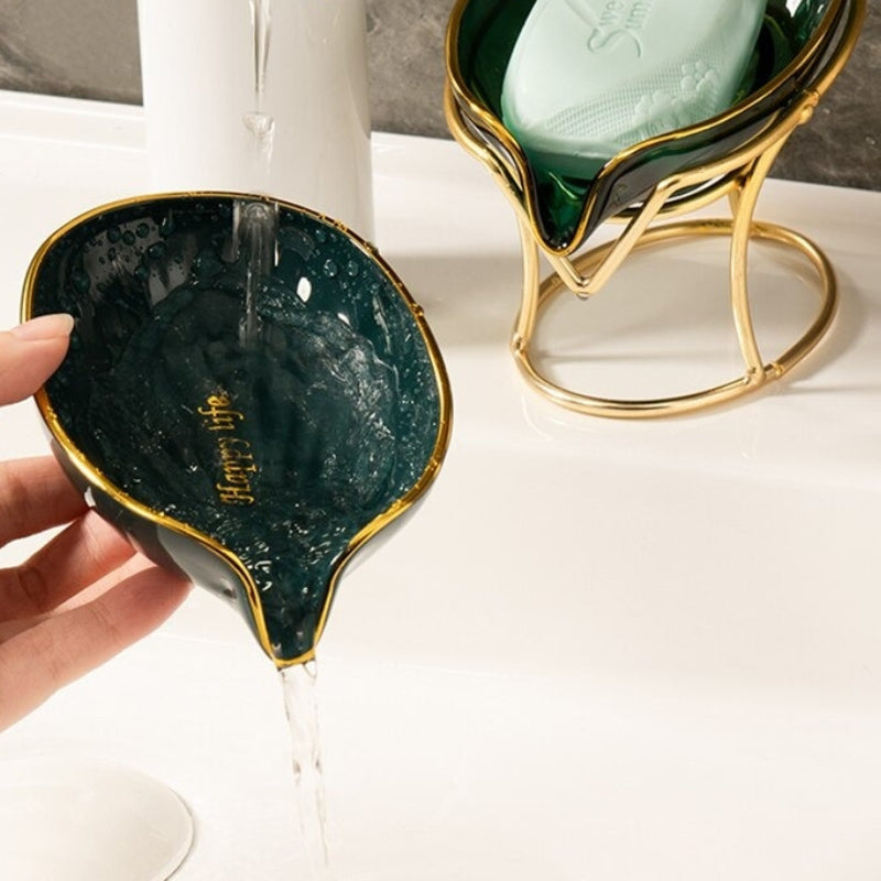 Elegant Bathroom Elevated Draining Soap Dish