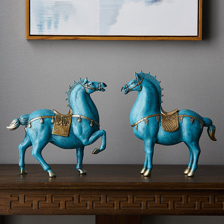 Antique Stallion Horses