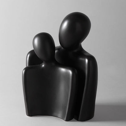 Abstract Ceramic Lover Statues