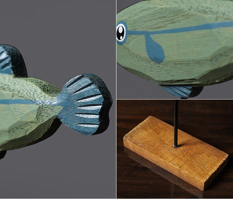 Wooden Aquatic Sculpture