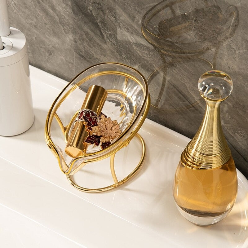 Elegant Bathroom Elevated Draining Soap Dish