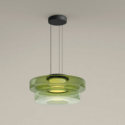 Glass pendant lights in Bauhaus style lamp