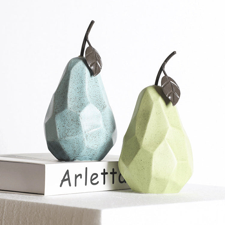 Geometric Apple & Pear