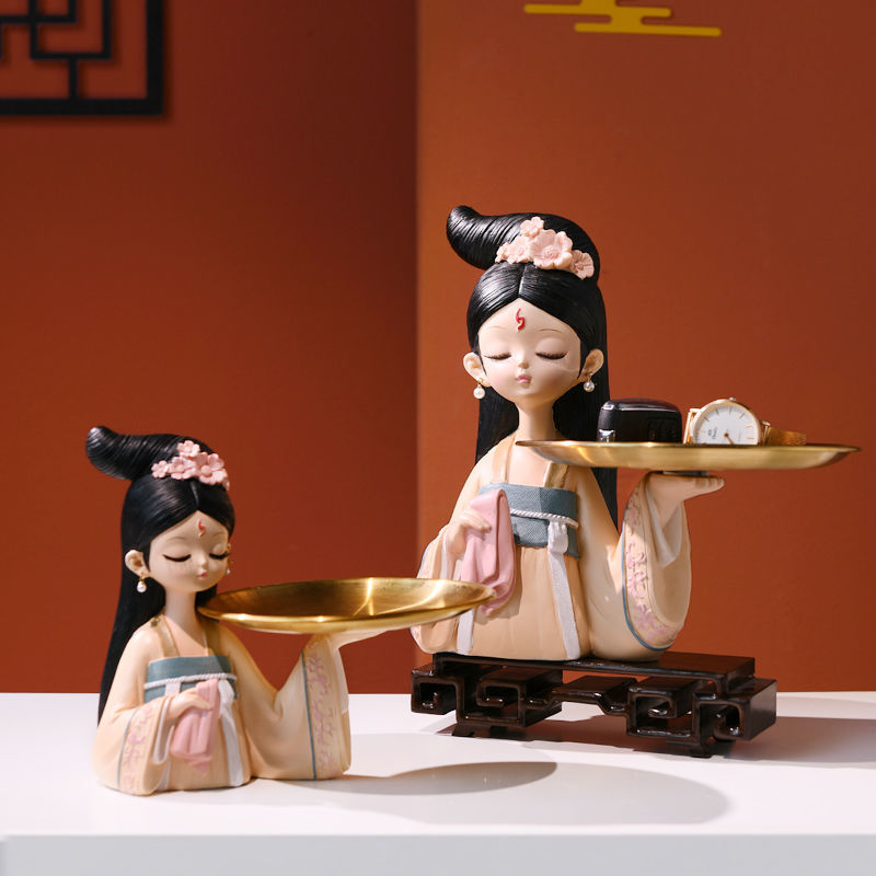 Ancient Dynasty Girl Tray