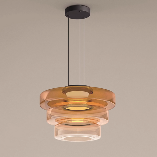 Glass pendant lights in Bauhaus style lamp