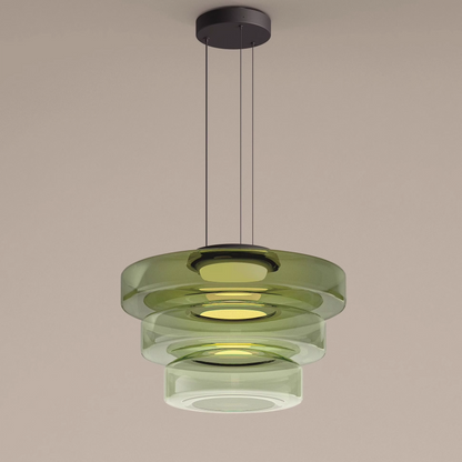 Glass pendant lights in Bauhaus style lamp