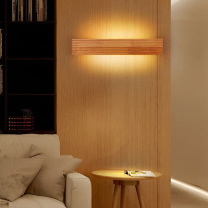 GlowWood - Rectangular Waterproof LED Nordic Wall Lamp Mirror Lighting