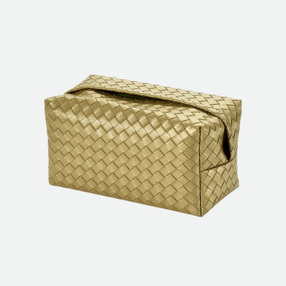 Woven Leather Tissue Paper Holder