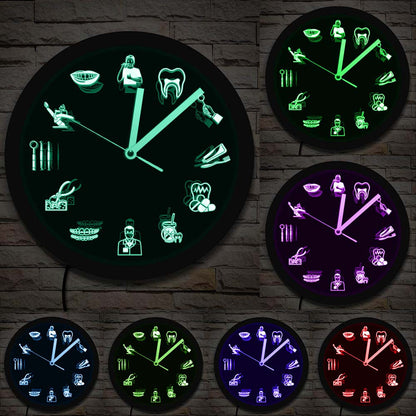 DentistTime - LED Wall Clock for Dental Practices