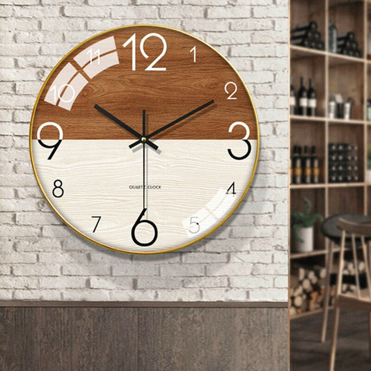 DesignGlow - Modern Copper Wall Clock