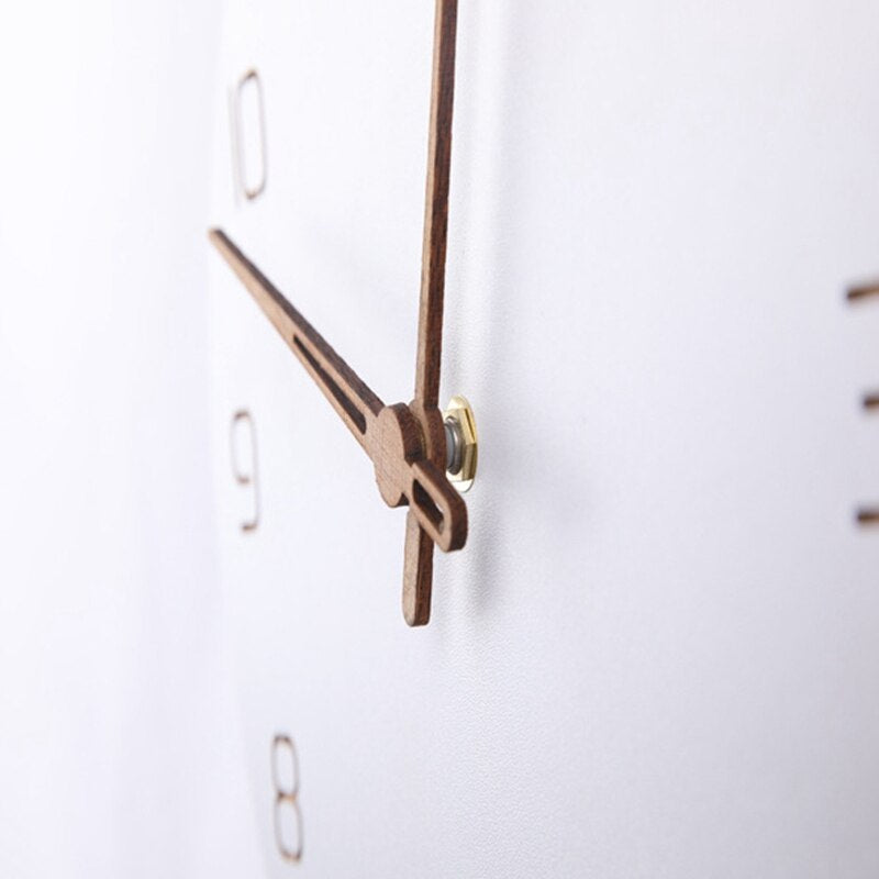 Nordic 3D Wooden Wall Clock - Add a touch of Scandinavian style to your wall!