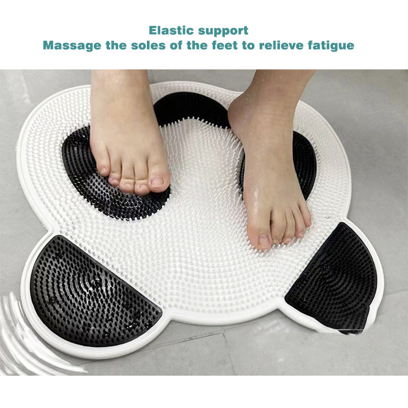 Cute Panda Silicone Bath Massage Mat with Suction Cups