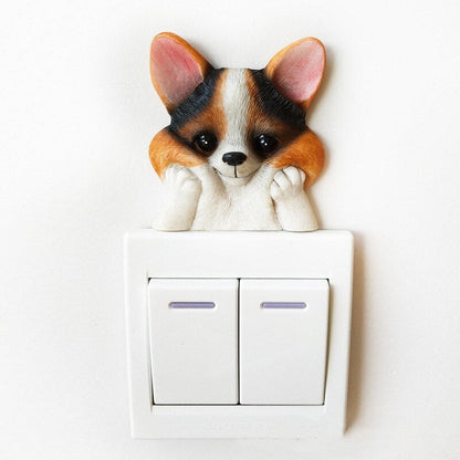 Puppy Switch 3D Decor