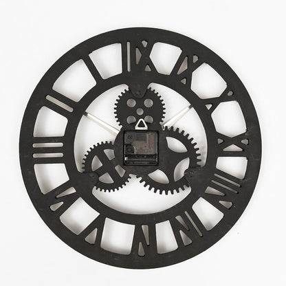 Golden Elegance Wall Clock