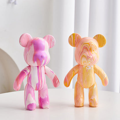 DIY Graffiti Bear Figurine