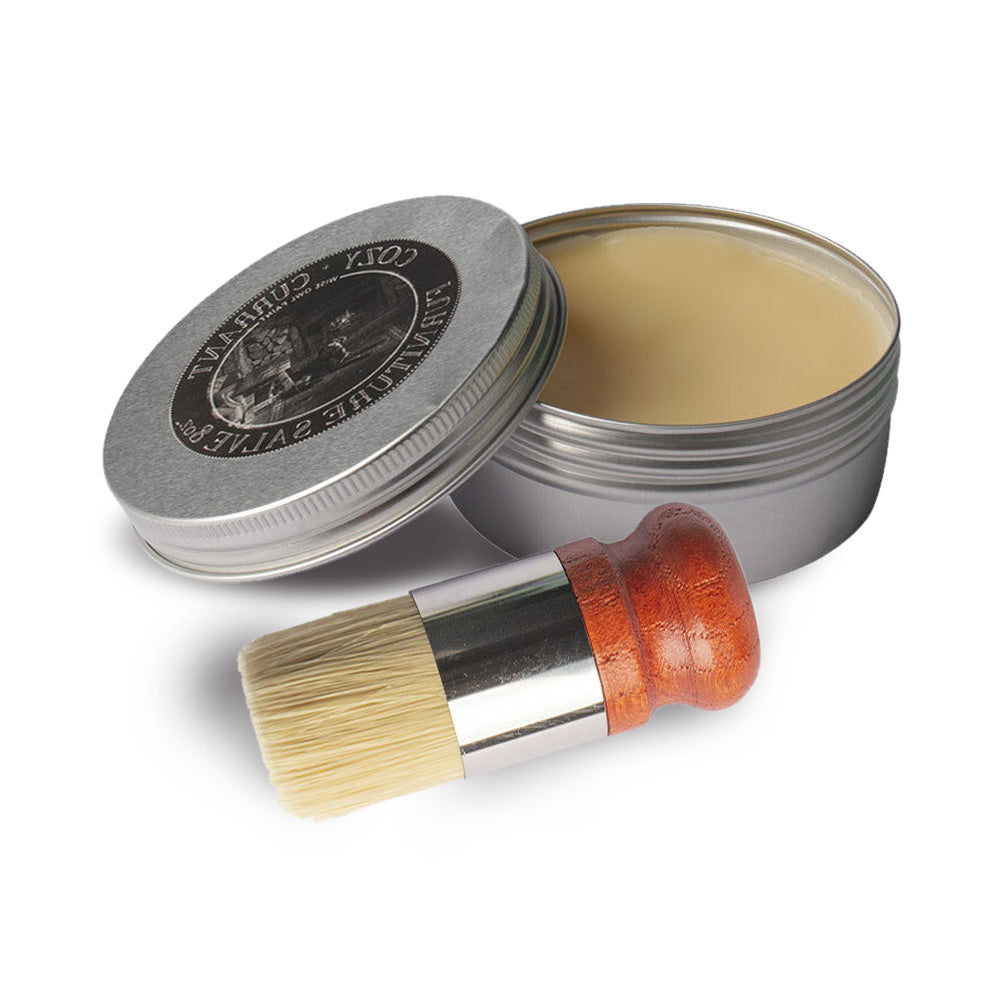 Natural shoe polish balm for leather: protection and shine