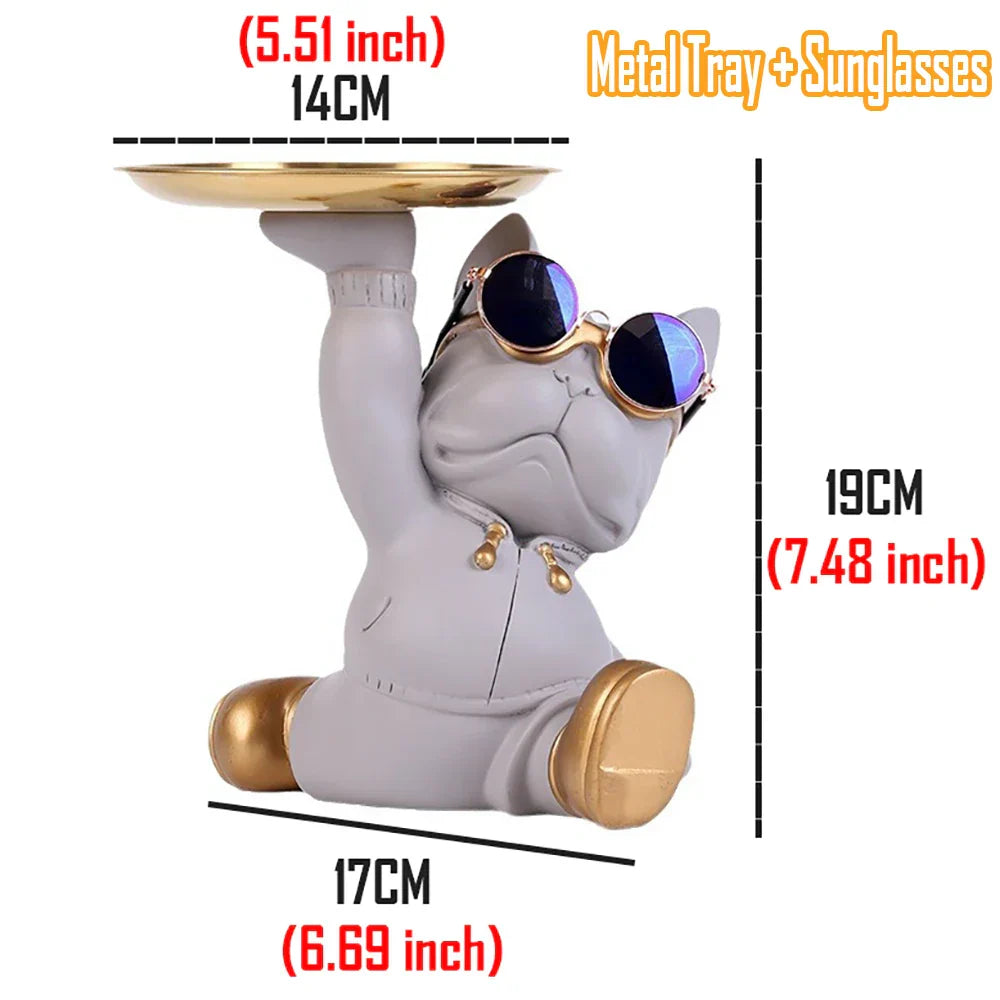 Chubby French Bulldog Tray