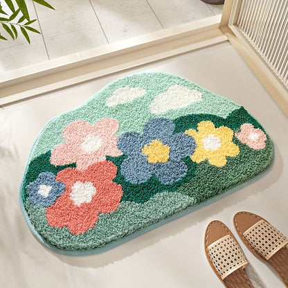 Bath mat - FlorSoft - Extra Absorbent - Floral motif